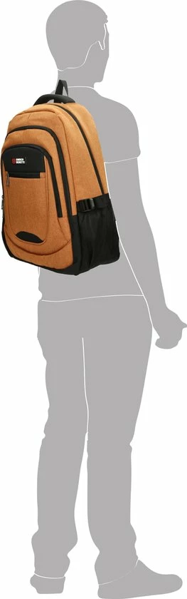 Uitgang ???? Enrico Benetti Hamburg 62125 Laptoprugzak Met 17" Laptopvak - Roest ???? 4 Uitgang ???? Enrico Benetti Hamburg 62125 Laptoprugzak Met 17" Laptopvak - Roest ???? - Afbeelding 2