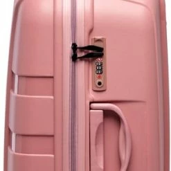 Alternative view of Beste Verkoop ???? ©TROLLEYZ - Paris No.5 - Reiskoffer - 69cm Met TSA Slot - Dubbele Wielen - 360° Spinners - 100% Polypropyleen - Reiskoffer In Rose Blush ✔️