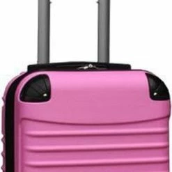 Coupon ???? Travelerz ???? Handbagage Koffer Met Wielen 27 Liter - Lichtgewicht - Cijferslot - Licht Roze ????