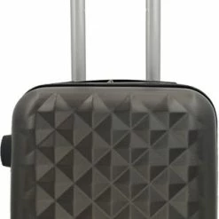 Beste Pirce ???? SB Travelbags 'Expandable' ???? Handbagage Koffer 51cm 4 Wielen Trolley - Donker Grijs ✨