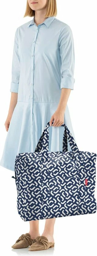Coupon ???? Reisenthel Mini Maxi Touringbag Reistas - Opvouwbaar - 40L - Signature Navy Blauw ✨ 6 Coupon ???? Reisenthel Mini Maxi Touringbag Reistas - Opvouwbaar - 40L - Signature Navy Blauw ✨ - Afbeelding 4
