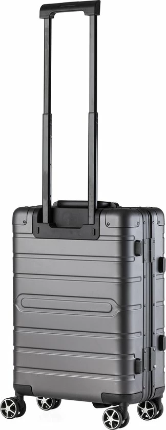Beste deal ???? CarryOn ULD ???? Handbagage - Luxe Aluminium Trolley 55cm - Dubbel TSA Slot - Dubbele Wielen - Grijs ❤️ 5 Beste deal ???? CarryOn ULD ???? Handbagage - Luxe Aluminium Trolley 55cm - Dubbel TSA Slot - Dubbele Wielen - Grijs ❤️ - Afbeelding 3