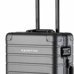 Beste deal ???? CarryOn ULD ???? Handbagage - Luxe Aluminium Trolley 55cm - Dubbel TSA Slot - Dubbele Wielen - Grijs ❤️