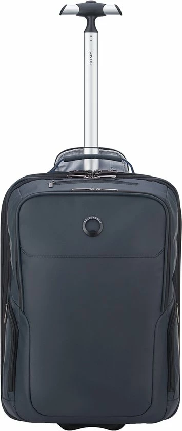 Nieuw ???? Delsey Parvis Plus ???? Backpack Trolley - Water Resistant - 2 Compartments - 17,3 Inch - Grey ???? 13 Nieuw ???? Delsey Parvis Plus ???? Backpack Trolley - Water Resistant - 2 Compartments - 17,3 Inch - Grey ???? - Afbeelding 11
