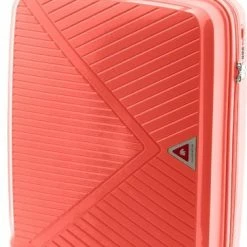 Nieuw ???? Gladiator Guess ???? Handbagage Koffer - 55 Cm - TSA Slot - Coral Rood ????