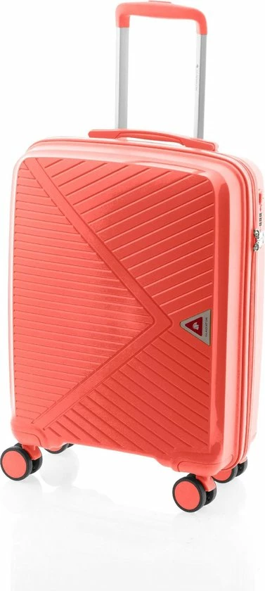 Nieuw ???? Gladiator Guess ???? Handbagage Koffer - 55 Cm - TSA Slot - Coral Rood ???? 3 Nieuw ???? Gladiator Guess ???? Handbagage Koffer - 55 Cm - TSA Slot - Coral Rood ????