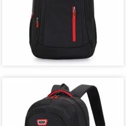 Alternative view of Promo ???? Merkloos Rugzak 27L. Met 15.6inch Laptopvak, Geschikt Als ???? Handbagage, Met 7 Maal Vak Verdeling, Extra Sterk Water Afstotend Materiaal. Afmeting 49 X 31 X 22cm. ????