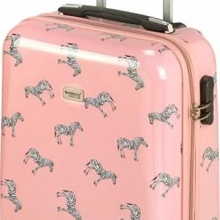 Uitgang ???? Princess Traveller Trendy Animal Collection - ???? Handbagage Koffer - Zebra - Roze - 56cm ???? -Samsonite Winkel 385x840 3