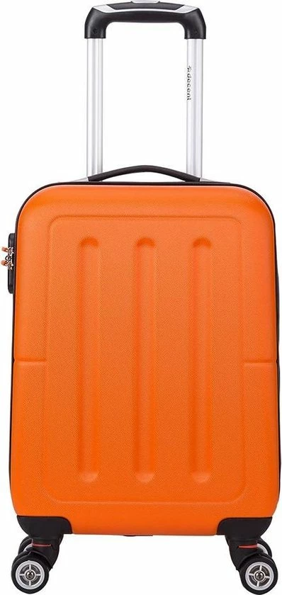 Nieuw ???? Decent Neon Fix ???? Handbagage Koffer - 55 Cm - Oranje ⭐ 12 Nieuw ???? Decent Neon Fix ???? Handbagage Koffer - 55 Cm - Oranje ⭐ - Afbeelding 10