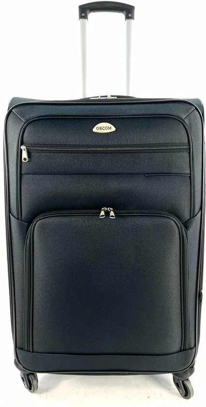 Flash-uitverkoop ???? AATravel XL Reiskoffer - Trolley - Met Expander - Voorvakken - 78 Cm - 112 Liter - Zwart ???? 3 Flash-uitverkoop ???? AATravel XL Reiskoffer - Trolley - Met Expander - Voorvakken - 78 Cm - 112 Liter - Zwart ????