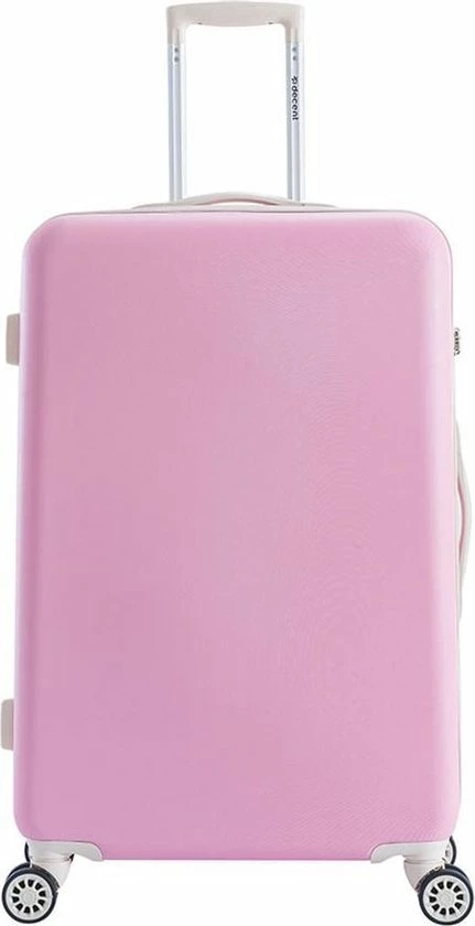 Gloednieuw ⭐ Decent Star Maxx Large Koffer - 76 Cm - TSA Slot - Pastel Roze ???? 3 Gloednieuw ⭐ Decent Star Maxx Large Koffer - 76 Cm - TSA Slot - Pastel Roze ????
