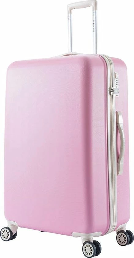 Gloednieuw ⭐ Decent Star Maxx Large Koffer - 76 Cm - TSA Slot - Pastel Roze ???? 15 Gloednieuw ⭐ Decent Star Maxx Large Koffer - 76 Cm - TSA Slot - Pastel Roze ???? - Afbeelding 13