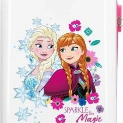 Uitgang ❤️ Disney Trolley 55 Cm 4 Wheels Frozen Sparkle Like Magic White ????