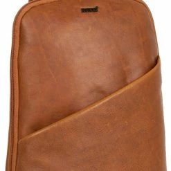 Nieuw ???? Justified Bags Justified® Nynke - City ???? Backpack - Casual - Rugtas - Modern - Cognac ❤️