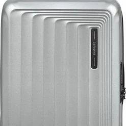 Begroting ???? Samsonite Reiskoffer - Nuon Spinner 55/20 Exp (Handbagage) Matt Silver ????