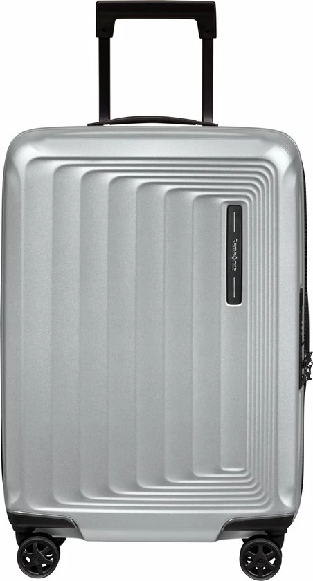 Begroting ???? Samsonite Reiskoffer - Nuon Spinner 55/20 Exp (Handbagage) Matt Silver ???? 3 Begroting ???? Samsonite Reiskoffer - Nuon Spinner 55/20 Exp (Handbagage) Matt Silver ????
