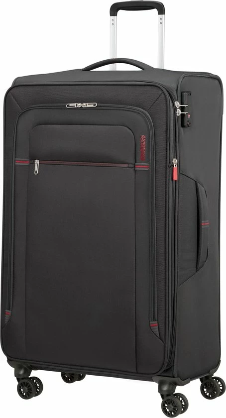 Flash-uitverkoop ???? American Tourister Reiskoffer - Crosstrack Spinner 79/29 Tsa Uitbreidbaar (Large) Grey/Red ???? 3 Flash-uitverkoop ???? American Tourister Reiskoffer - Crosstrack Spinner 79/29 Tsa Uitbreidbaar (Large) Grey/Red ????