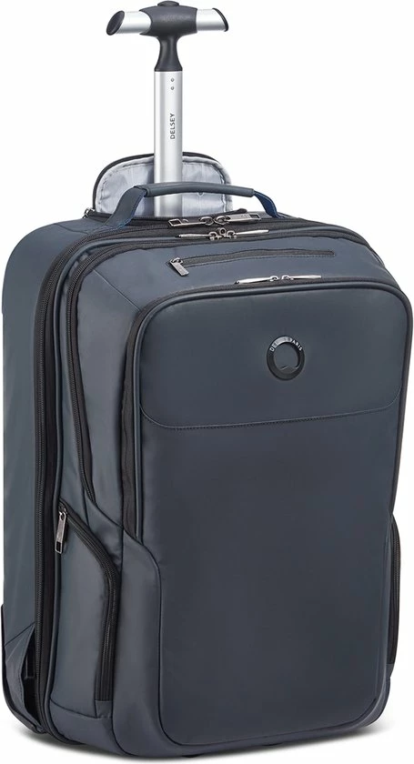 Nieuw ???? Delsey Parvis Plus ???? Backpack Trolley - Water Resistant - 2 Compartments - 17,3 Inch - Grey ???? 6 Nieuw ???? Delsey Parvis Plus ???? Backpack Trolley - Water Resistant - 2 Compartments - 17,3 Inch - Grey ???? - Afbeelding 4