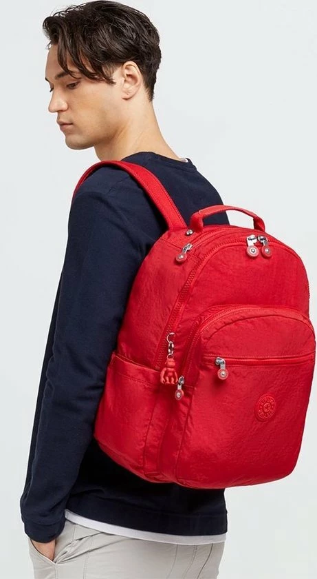 Kopen ???? Kipling Seoul Rugzak - 27 Liter - Red Rouge ???? 7 Kopen ???? Kipling Seoul Rugzak - 27 Liter - Red Rouge ???? - Afbeelding 5