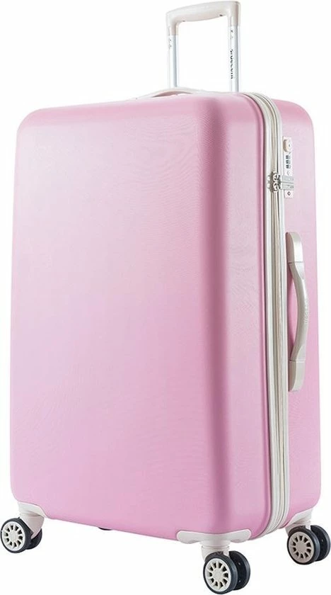 Gloednieuw ⭐ Decent Star Maxx Large Koffer - 76 Cm - TSA Slot - Pastel Roze ???? 16 Gloednieuw ⭐ Decent Star Maxx Large Koffer - 76 Cm - TSA Slot - Pastel Roze ???? - Afbeelding 14