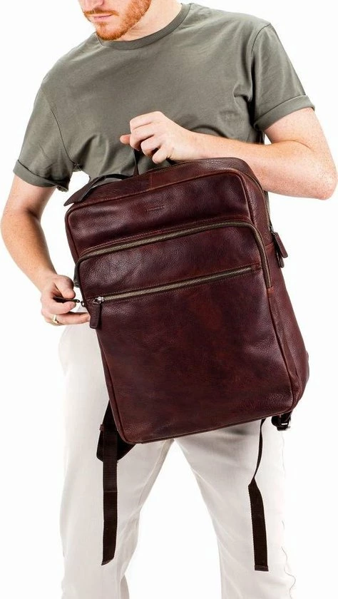 Beste Pirce ???? Burkely Antique Avery Unisex Rugzak Rits 15.6'' - Bruin ???? 7 Beste Pirce ???? Burkely Antique Avery Unisex Rugzak Rits 15.6'' - Bruin ???? - Afbeelding 5