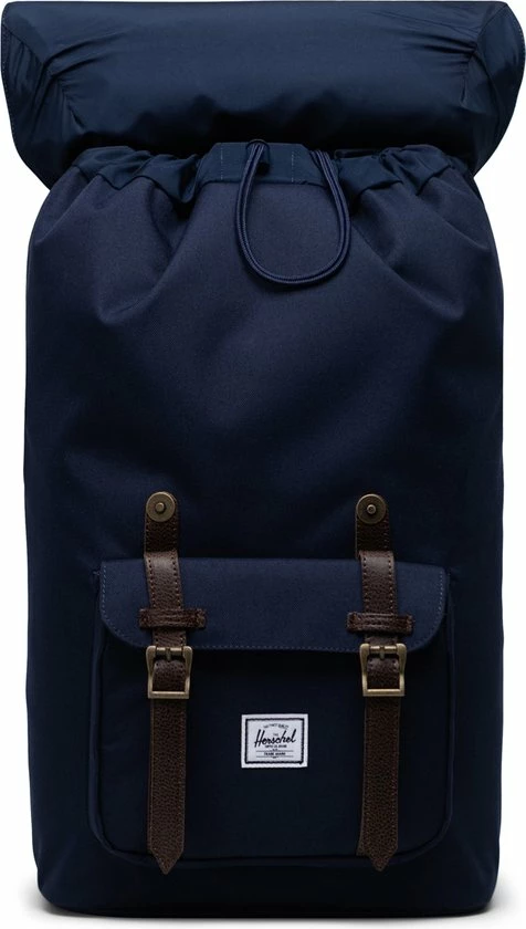 Goedkoop ✨ Herschel Little America - Peacoat/Chicory Coffee / Ruime Rugzak Met 25L Opbergvolume - 15" Fleece-gevoerd Laptopvak - Magnetische Sluiting / Met Levenslange Fabrieksgarantie / Limited Lifetime Warranty / Blauw ???? 4 Goedkoop ✨ Herschel Little America - Peacoat/Chicory Coffee / Ruime Rugzak Met 25L Opbergvolume - 15" Fleece-gevoerd Laptopvak - Magnetische Sluiting / Met Levenslange Fabrieksgarantie / Limited Lifetime Warranty / Blauw ???? - Afbeelding 2