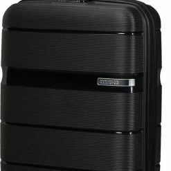 Flash-uitverkoop ???? American Tourister Reiskoffer - Linex Spinner 55/20 Tsa (Handbagage) Vivid Black ????
