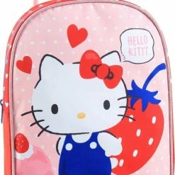 Nieuw ???? Sanrio HELLO KITTY Appeltjes Trolley Koffer Logeren Vakantie Roze 1-4 Jaar ????