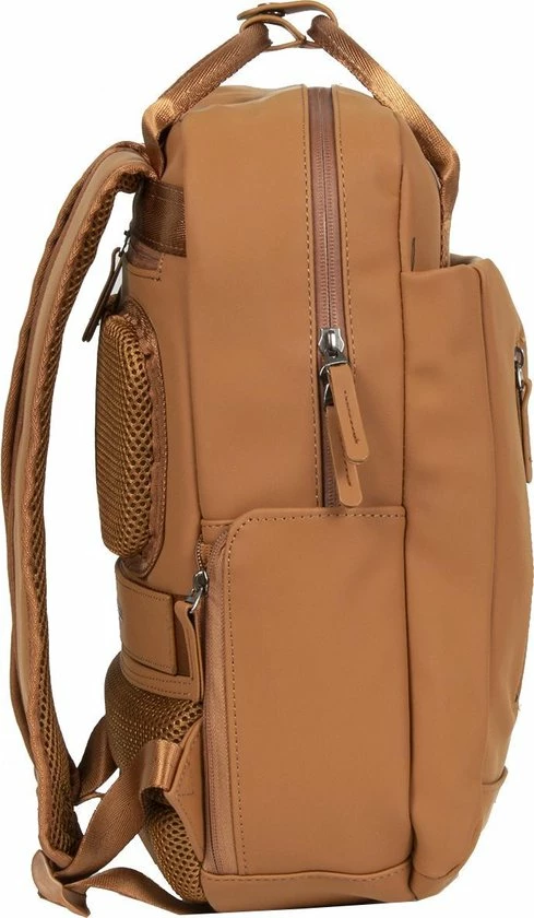 Uitgang ???? New Rebels® Harper - Rugtas - Bruin - Waterbestendig - 13.313121087 - 9L - 28x8x38cm - Rugzak / ???? Backpack ???? 5 Uitgang ???? New Rebels® Harper - Rugtas - Bruin - Waterbestendig - 13.313121087 - 9L - 28x8x38cm - Rugzak / ???? Backpack ???? - Afbeelding 3