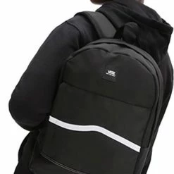 Gloednieuw ???? Black And White Vans Construct Skool Rugzak Black / White ???? -Samsonite Winkel 499x840 1