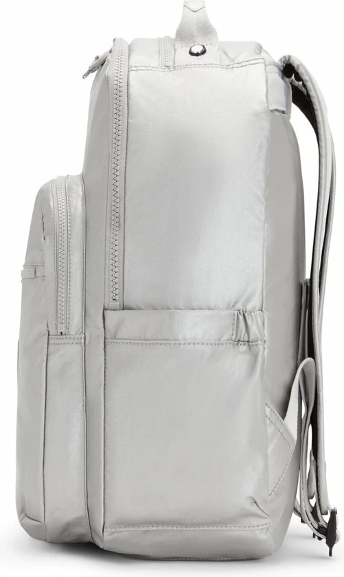 Flash-uitverkoop ???? Kipling SEOUL Dames Rugzak - Bright Metallic ???? 4 Flash-uitverkoop ???? Kipling SEOUL Dames Rugzak - Bright Metallic ???? - Afbeelding 2