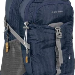 Beste Verkoop ???? New Rebels® Kinley - Rugtas - Blauw - 15.615141312108 - 48L - 36x24x53cm - Rugzak / ???? Backpack ????