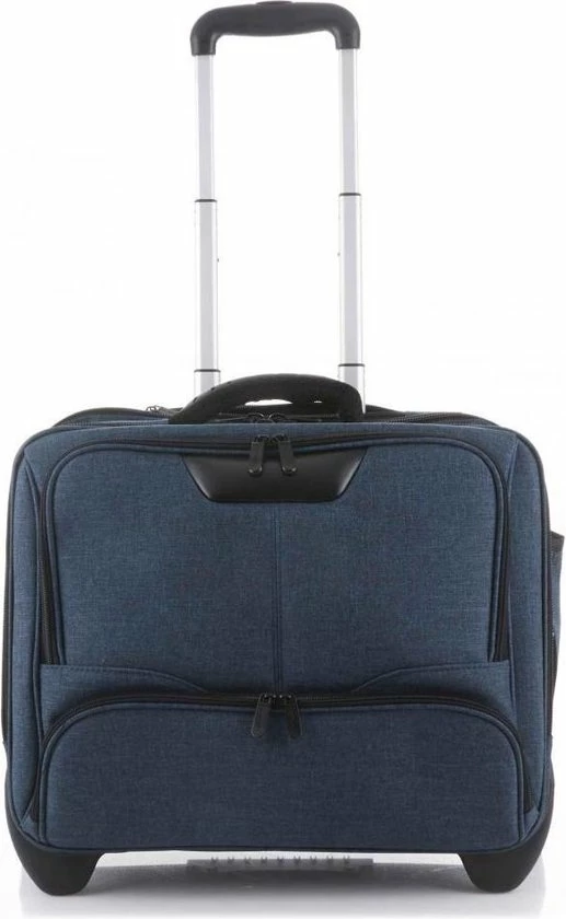 Goedkoopste ???? Dermata Business Laptop Trolley Canvas 3456CV Petrol ❤️ 3 Goedkoopste ???? Dermata Business Laptop Trolley Canvas 3456CV Petrol ❤️