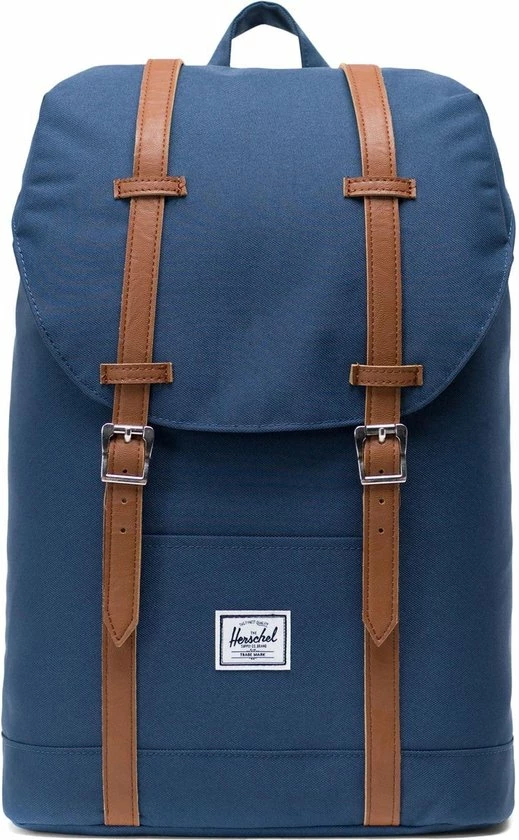 Coupon ???? Herschel Retreat Mid-Volume - Navy/Tan Synthetic Leather / Damesrugzak Met Magnetische Sluiting - Met Levenslange Fabrieksgarantie / Limited Lifetime Warranty / Blauw ⌛ 10 Coupon ???? Herschel Retreat Mid-Volume - Navy/Tan Synthetic Leather / Damesrugzak Met Magnetische Sluiting - Met Levenslange Fabrieksgarantie / Limited Lifetime Warranty / Blauw ⌛ - Afbeelding 8