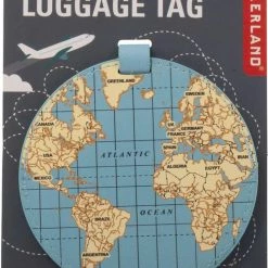 Hete verkoop ???? Kikkerland Bagagelabel – Wereld Reiziger - Waterdicht - Reisaccessoires - Kofferlabel Met Wereld Kaart Print ✔️ -Samsonite Winkel 520x840
