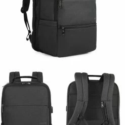 Goedkoop ✔️ Brandie® - Rugzak - Laptop Rugzak Tot 15.6 Inch Voor Unisex - Schooltas - Waterdicht - Anti-diefstal TSA Slot - USB Poort - Met Regenhoes - Schoudertas Voor Reizen En Zakelijk Werk - Gewicht 1.3KG - Maat18*30*47 Inch - Zwart ???? -Samsonite Winkel 527x840 6