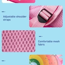 Flash-uitverkoop ???? Merkloos Rugtasje - Rugzak - Schooltas Hard Shell Regenboog Roze Wit - Waterdicht - Jongens - Meisjes - Cadeau - Sinterklaas - Kerst - 1 Jaar - 2 Jaar ???? -Samsonite Winkel 529x840 4