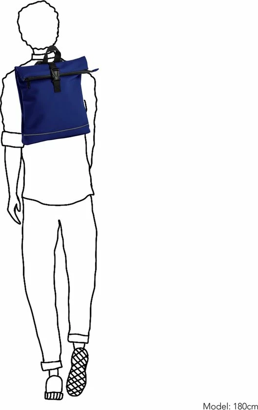 Aanbiedingen ???? Daniel Ray Jefferson Rolltop Laptop Rugzak Waterproof - Cobalt ???? 9 Aanbiedingen ???? Daniel Ray Jefferson Rolltop Laptop Rugzak Waterproof - Cobalt ???? - Afbeelding 7