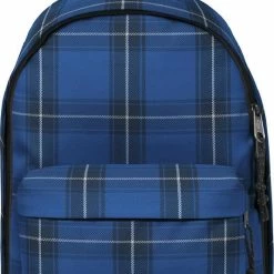 Promo ???? Eastpak Out Of Office Rugzak - 27 Liter - Checked Blue ⌛