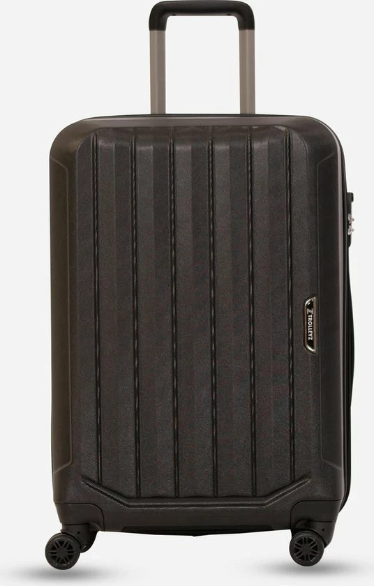 Promo ???? ©TROLLEYZ - Bali No.22 - Reiskoffer 69cm Met TSA Slot - Dubbele Wielen - 360° Spinners - 100% ABS - Reiskoffer In Night Black ???? 10 Promo ???? ©TROLLEYZ - Bali No.22 - Reiskoffer 69cm Met TSA Slot - Dubbele Wielen - 360° Spinners - 100% ABS - Reiskoffer In Night Black ???? - Afbeelding 8