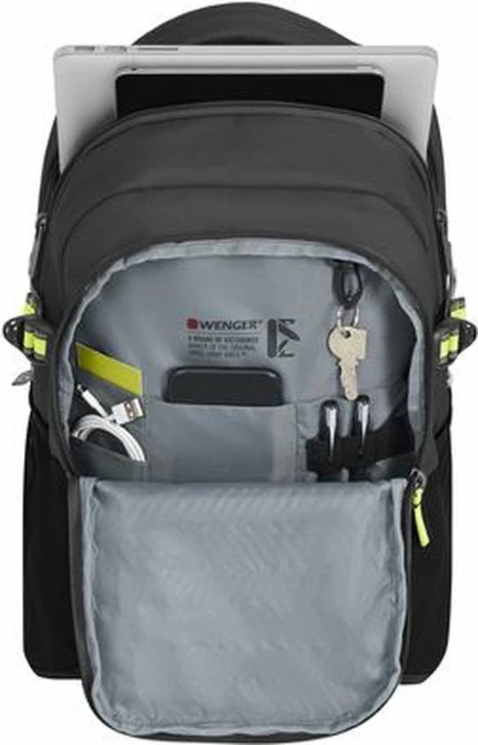 Beste Pirce ???? Wenger/SwissGear 611990 Notebooktas 40,6 Cm (16") Rugzak Zwart, Grijs ???? 7 Beste Pirce ???? Wenger/SwissGear 611990 Notebooktas 40,6 Cm (16") Rugzak Zwart, Grijs ???? - Afbeelding 5