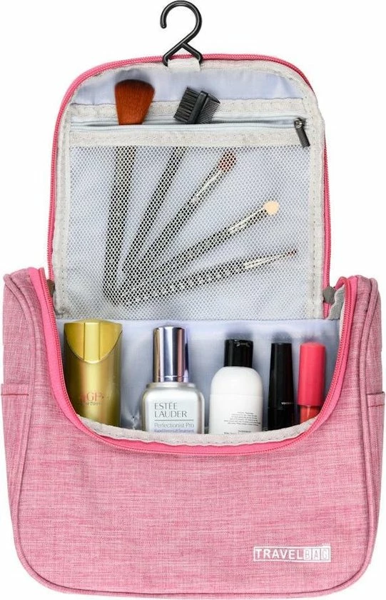 Beste deal ???? Merkloos Decopatent® Ophangbare Toilettas Met Haak - Dames & Heren - Travel Bag Organizer - Waterdichte Reis Tas - Mannen & Vrouwen - Grijs ???? 11 Beste deal ???? Merkloos Decopatent® Ophangbare Toilettas Met Haak - Dames & Heren - Travel Bag Organizer - Waterdichte Reis Tas - Mannen & Vrouwen - Grijs ???? - Afbeelding 9