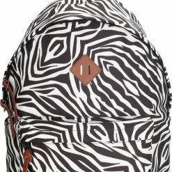 Gloednieuw ❤️ Enrico Benetti Londen 46121 Laptoprugzak Met 14" Laptopvak - Zebra Print ????