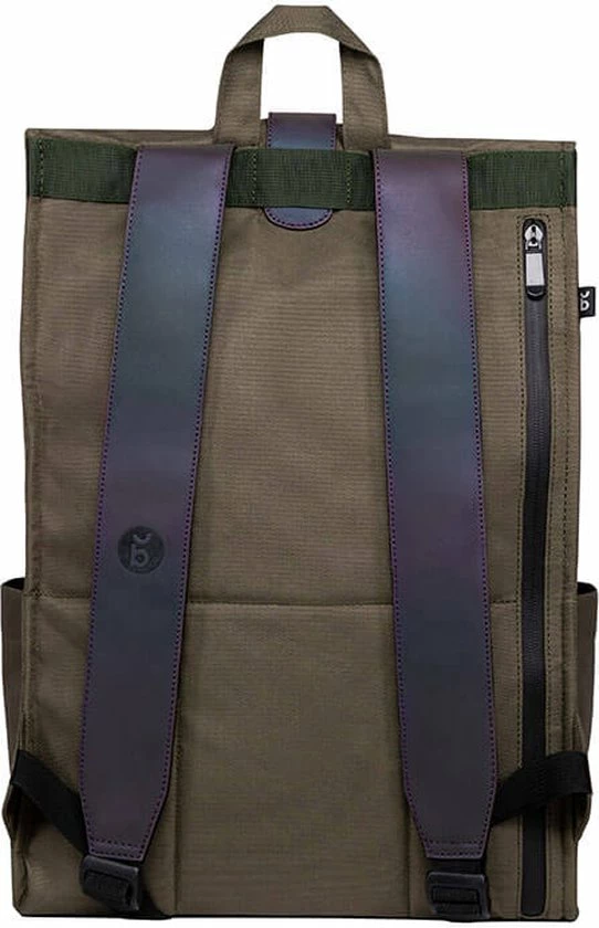 Goedkoopste ⌛ Bold Banana - Laptoprugzak Roll Top - Green Reflex ✨ 6 Goedkoopste ⌛ Bold Banana - Laptoprugzak Roll Top - Green Reflex ✨ - Afbeelding 4