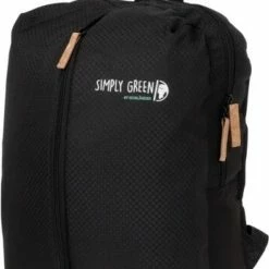 Gloednieuw ???? Nörlander Norlander Simply Green Rugzak - Gemaakt Van Gerecyclede Petflessen - Zwart ????