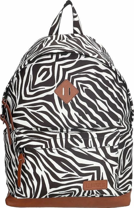 Gloednieuw ❤️ Enrico Benetti Londen 46121 Laptoprugzak Met 14" Laptopvak - Zebra Print ???? 9 Gloednieuw ❤️ Enrico Benetti Londen 46121 Laptoprugzak Met 14" Laptopvak - Zebra Print ???? - Afbeelding 7