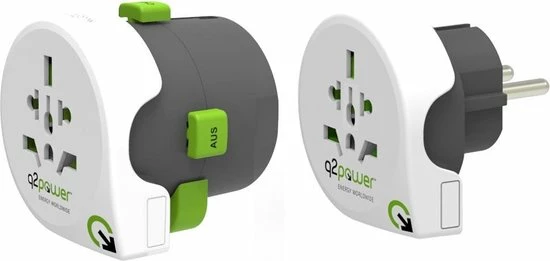 Top 10 ???? Q2Power Reisstekker - Wereld + USB ???? 4 Top 10 ???? Q2Power Reisstekker - Wereld + USB ???? - Afbeelding 2