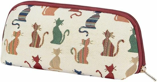 Coupon ???? Signare Make Up - Brush Bag - Cheeky Cat - Katten - Kat ???? 5 Coupon ???? Signare Make Up - Brush Bag - Cheeky Cat - Katten - Kat ???? - Afbeelding 3