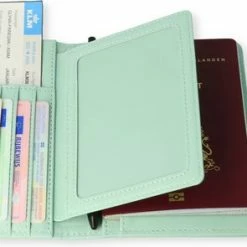Beste deal ???? Casemania Paspoort Hoes - Paspoorthouder - Luxe Beschermhoes Voor Paspoort & Kaarthouder - Turquoise ???? -Samsonite Winkel 550x295