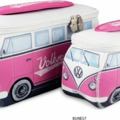 Flash-uitverkoop ???? Brisa Toilettas Volkswagen VW Bus T2 (Bulli) - Large - Kleur : Roze/pink ???? -Samsonite Winkel 550x309 10